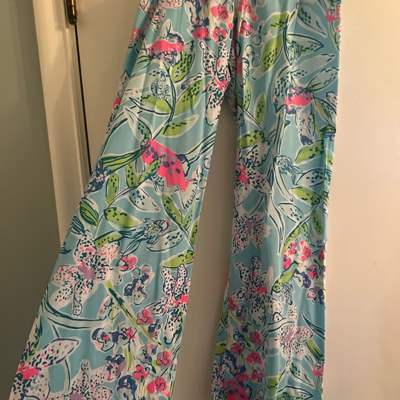 Lily Pulitzer pull on palazzo pant bal harbor print - Picture 4 of 7